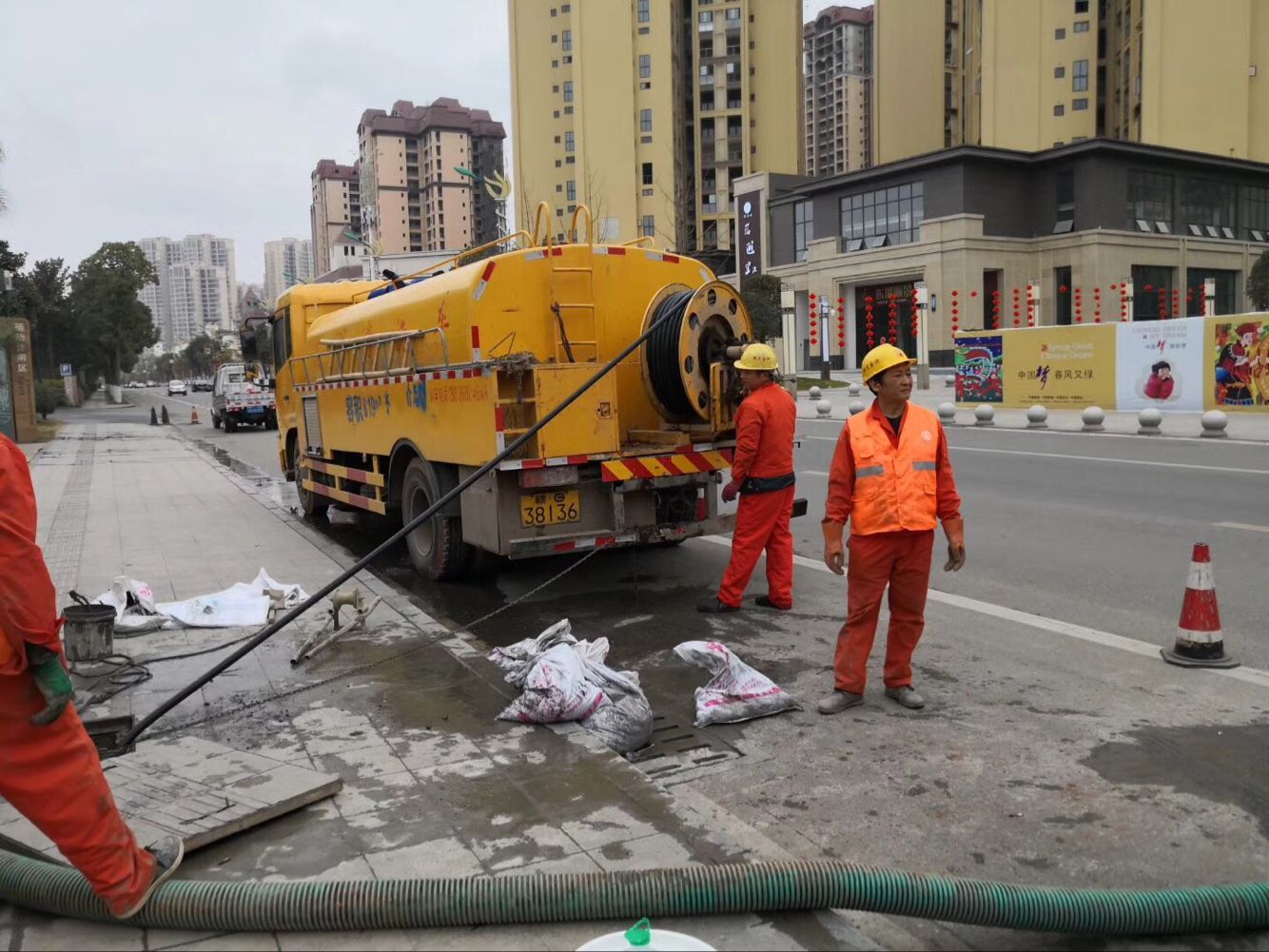 黔江排污管道清淤-管道清洗
